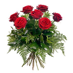  Batman online çiçek gönderme sipariş  7 adet kırmızı gülden buket